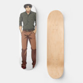 Handsome Anime Man Skateboard (Vorderseite)