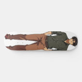 Handsome Anime Man Skateboard (Horizontal)
