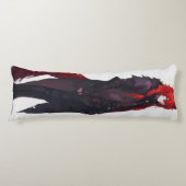 Handsome Anime Red Wolf Seitenschläferkissen (Vorderseite)