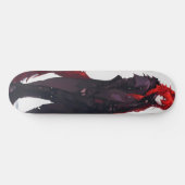 Handsome Anime Red Wolf Skateboard (Horizontal)