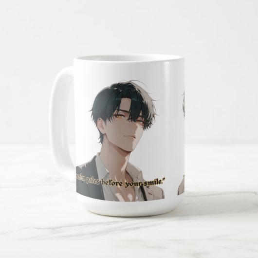 Handsome Anime Typ Kaffeetasse (Vorderseite Links)