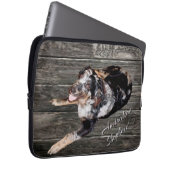 Handsome Australian Shepherd Dog Electronics Bag Laptopschutzhülle (Vorne Rechts)