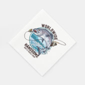 Handsome Bait and Tackle Shop weltweit Serviette (Ecke)