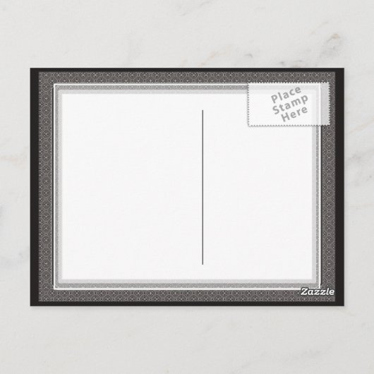 Handsome Biedermeier Gentleman Elegant Vintag Postkarte (Rückseite)