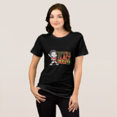 Handsome, Black & Baseball Strong Tri-Blend Shirt (Vorderseite voll)
