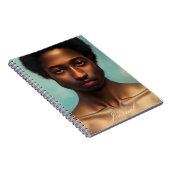 Handsome Black Man Journal Notizblock (Rechte Seite)