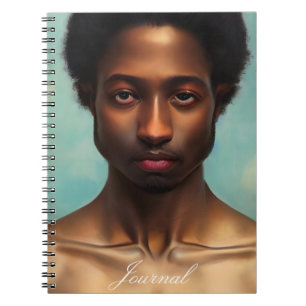 Handsome Black Man Journal Notizblock