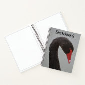 Handsome Black Swan Sketch Notizblock (Innenseite)