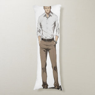 Handsome Blond Man Anime Seitenschläferkissen