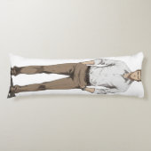 Handsome Blond Man Anime Seitenschläferkissen (Vorderseite)