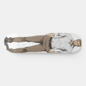 Handsome Blond Man Anime Skateboard (Horizontal)