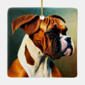 Handsome Boxer Keramikornament (Rückseite)