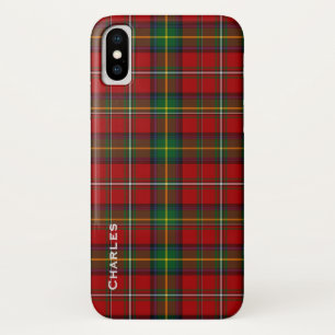 Handsome Boyd Tartan Kariertes iPhone X Case