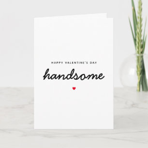 Handsome Boyfriend Husband Fiancé Valentinstag Karte