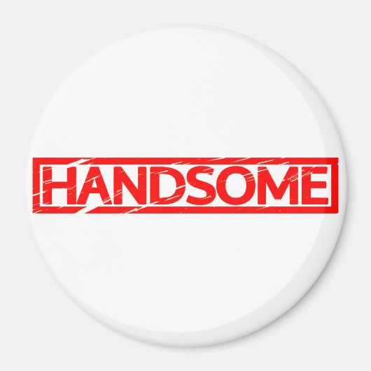 Handsome Briefmarke Magnet (Vorne)