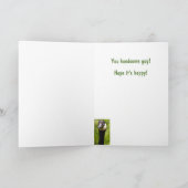 Handsome Canada Goose Funny Birthday Card Karte (Innenseite)
