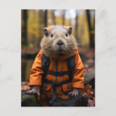 Handsome Capybara Postkarte (Vorderseite)