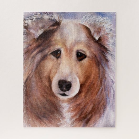 Handsome Collie Mix Puzzle (Vertikal)