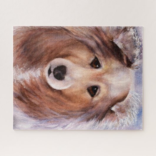 Handsome Collie Mix Puzzle (Horizontal)