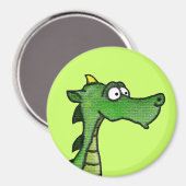 Handsome Dragon Magnet (Vorderseite/Rückseite)