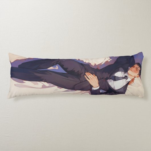 Handsome Elegant Ikemen Anime Seitenschläferkissen (Vorderseite)