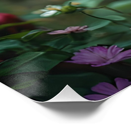 Handsome Fairy Red Dragon Poster (Ecke)