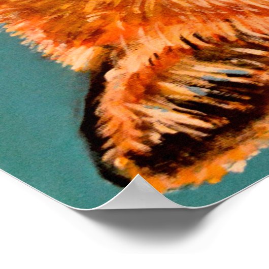 Handsome Fuchs Poster (Ecke)