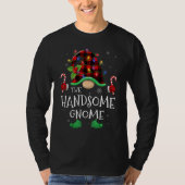 Handsome Gnome Buffalo Plaid Matching Family Chris T-Shirt (Vorderseite)