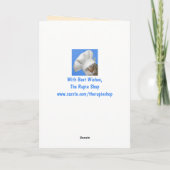 Handsome Goat Birthday Karte (Rückseite)