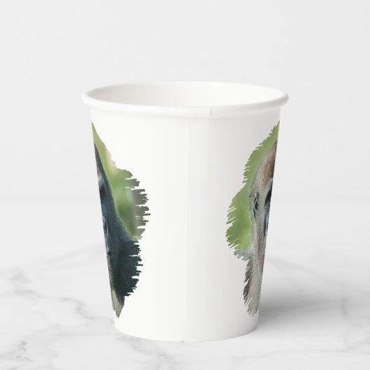 Handsome Gorilla Blackback Pappbecher (Rechts)