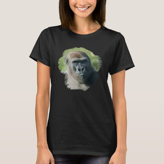 Handsome Gorilla Blackback T-Shirt (Vorderseite)