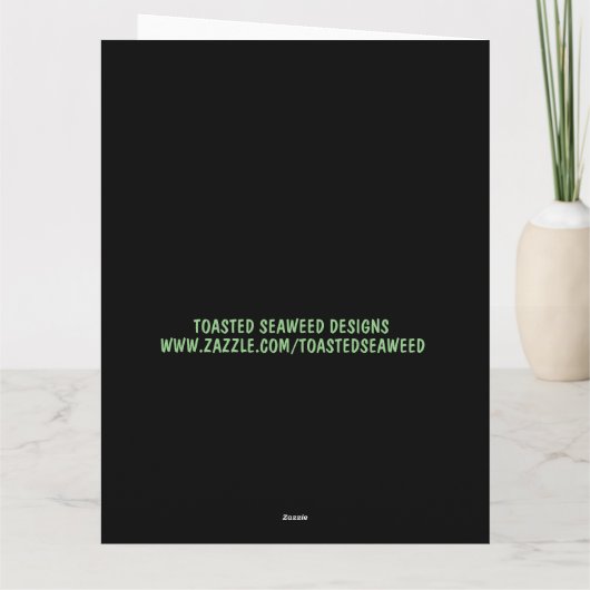 HANDSOME HUNK FUNNY GREETING CARD FÜR SIE KARTE (Rückseite)