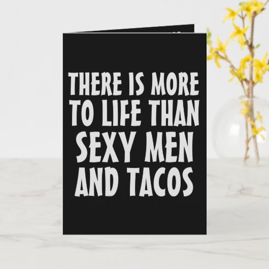 HANDSOME HUNK TACO BIRTHDAY FUNNY CARD FOR FRIEND KARTE (Gelbe Blume)