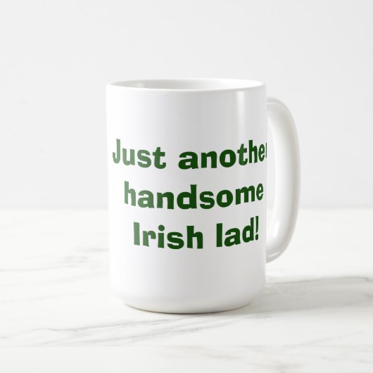 Handsome Irish Lad Kaffeetasse (VorderseiteRechts)