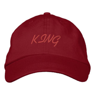 Handsome KING Trucker erstellen eigene Text-Hat-El Bestickte Baseballkappe