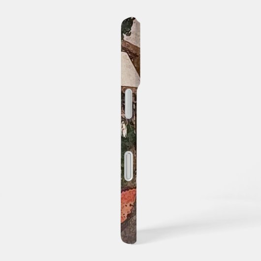 Handsome Labrador Retriever Texture Profile Custom iPhone 16 Hülle (Rechte Seite)