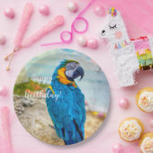 Handsome Macaw Parrot Pappteller (Party)