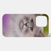 Handsome Maine Coon Himalayan Cat Case-Mate iPhone Hülle (Rückseite (Horizontal))
