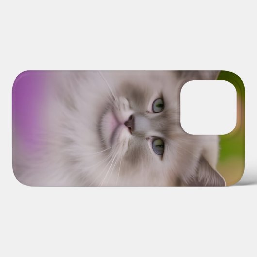 Handsome Maine Coon Himalayan Cat Case-Mate iPhone Hülle (Rückseite (Horizontal))