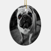 Handsome Mops Keramikornament (Rechts)