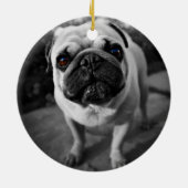 Handsome Mops Keramikornament (Hinten)
