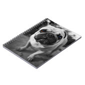 Handsome Mops Notizblock (Linke Seite)