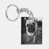 Handsome Mops Schlüsselanhänger (Vorderseite links)