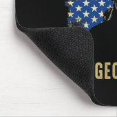 Handsome No I'm Georgeous 4. Juli 1776 Ltsp  Mousepad (Ecke)