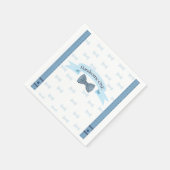 Handsome One Baby Boy First Birthday Party Napkins Serviette (Ecke)