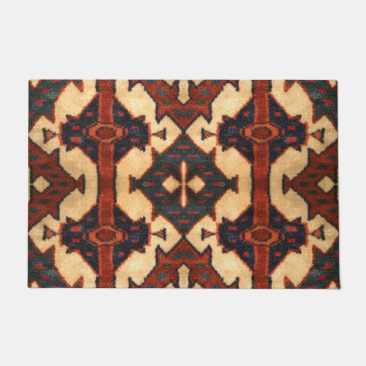 Handsome Oriental Rug Design Door Mat Fußmatte (Vorderseite)