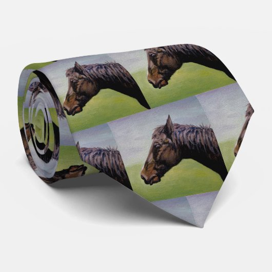Handsome Quarter Horse Bailey Neck Tie Krawatte (Gerollt)