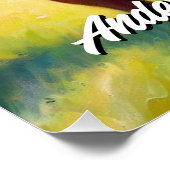 Handsome Red Angus Bull Poster (Ecke)