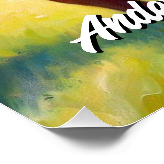 Handsome Red Angus Bull Poster (Ecke)