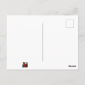 Handsome Rooster Postkarte (Rückseite)